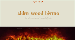 Desktop Screenshot of alderwoodbistro.com